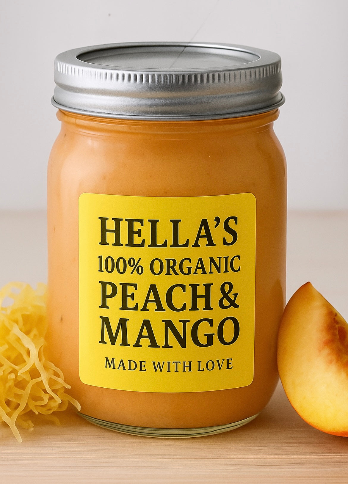 HELLA’S ORGANIC PEACH & MANGO
