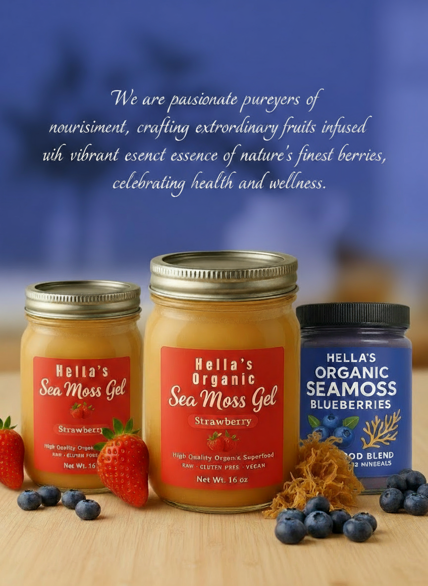 Hella's Organic Seamoss Collection