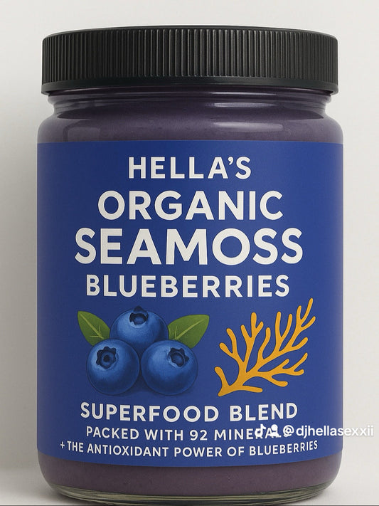 HELLA’S ORGANIC BLUE BERRIES (FRESH FRUIT ONLY)