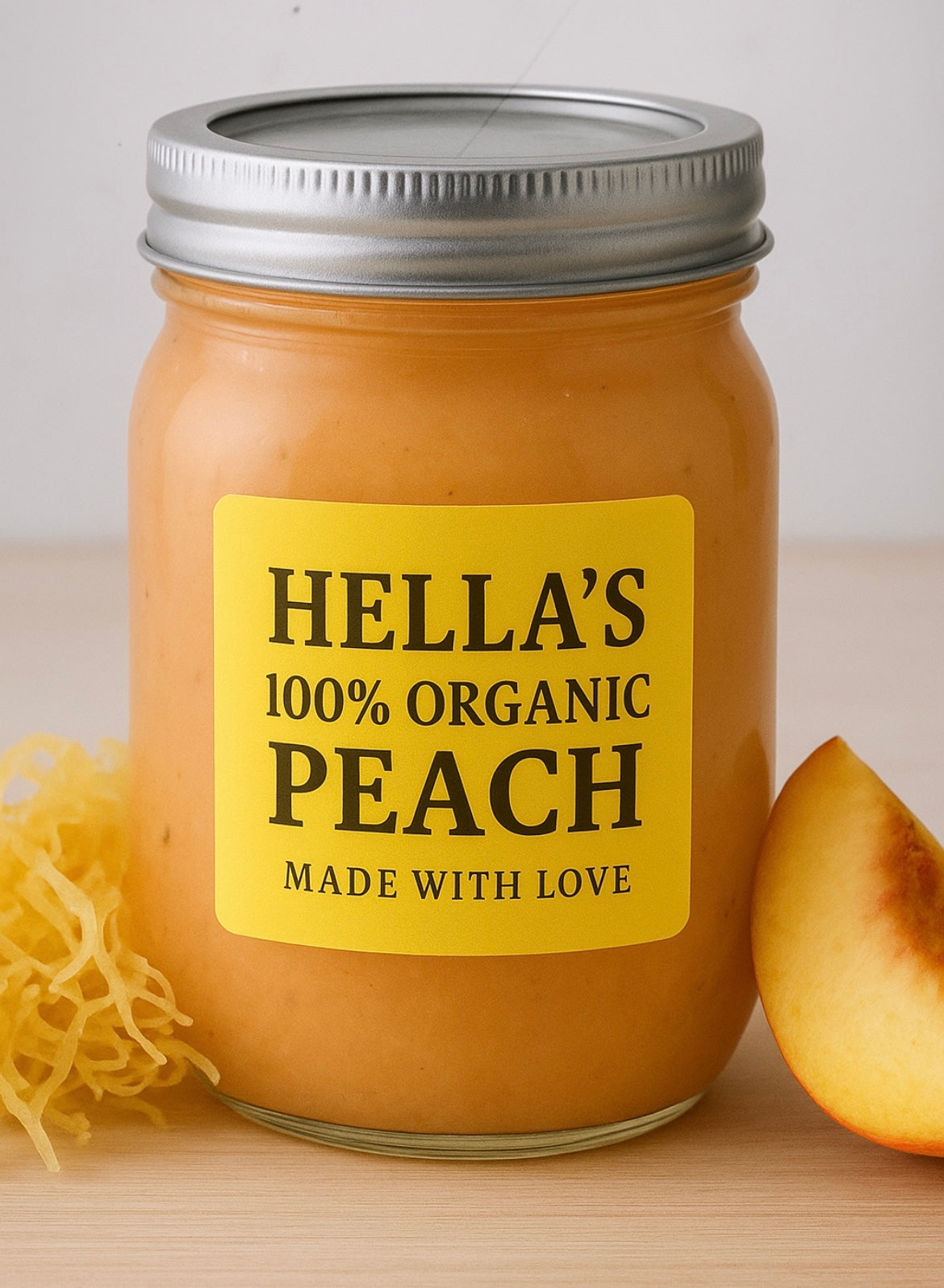HELLA’S ORGANIC GINGER & TURMERIC ROOT SEAMOSS