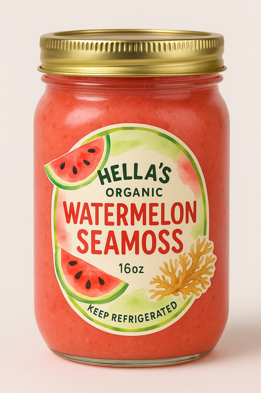 HELLA’S ORGANIC WATERMELON SEAMOSS