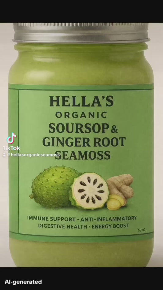 TRY MY NEW ORGANIC SOURSOP & GINGER ROOT SEAMOSS